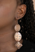 Load image into Gallery viewer, Paparazzi&#39;s Mixed Move - Copper earrings
