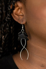 Load image into Gallery viewer, Paparazzi&#39;s Let&#39;s Keep It ETHEREAL - Black earrings

