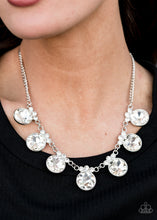 Load image into Gallery viewer, Paparazzi&#39;s GLOW-Getter Glamour - White necklace
