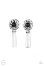 Load image into Gallery viewer, Paparazzi&#39;s Desert amulet - Black Clip-On earrings
