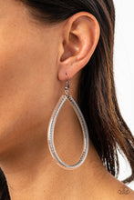Load image into Gallery viewer, Paparazzi&#39;s Just ENCASE You Missed It - Black hoop earrings
