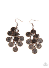 Load image into Gallery viewer, Paparazzi&#39;s Blushing Blooms - Copper earrings
