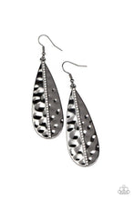 Load image into Gallery viewer, Paparazzi&#39;s On the Up and UPSCALE - Black earrings
