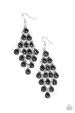 Load image into Gallery viewer, Paparazzi&#39;s Rural Rainstorms - Black earrings
