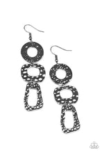 Load image into Gallery viewer, Paparazzi&#39;s Prehistoric Prowl - Black earrings
