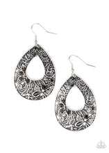 Load image into Gallery viewer, Paparazzi&#39;s Botanical Butterfly - Black earrings
