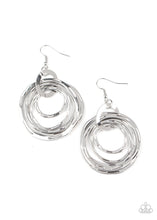 Load image into Gallery viewer, Paparazzi&#39;s Ringing Radiance - Silver earrings
