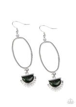 Load image into Gallery viewer, Paparazzi&#39;s SOL Purpose - Green earrings
