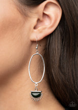 Load image into Gallery viewer, Paparazzi&#39;s SOL Purpose - Green earrings
