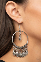 Load image into Gallery viewer, Paparazzi&#39;s Metallic Harmony - Silver hoop earrings
