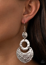 Load image into Gallery viewer, Paparazzi&#39;s Shimmer Suite - Silver earrings
