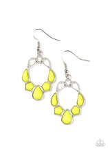 Load image into Gallery viewer, Paparazzi&#39;s It&#39;s Rude to STEER - Yellow earrings
