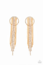 Load image into Gallery viewer, Paparazzi&#39;s Dazzle by Default - Gold earrings
