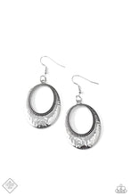 Load image into Gallery viewer, Paparazzi&#39;s Tempest Texture - Silver earrings (Fashion Fix)
