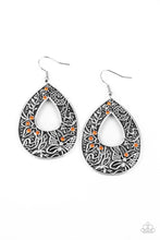 Load image into Gallery viewer, Paparazzi&#39;s Botanical Butterfly - Orange earrings
