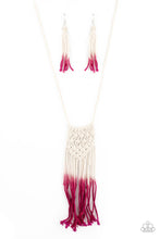 Load image into Gallery viewer, Paparazzi&#39;s Surfin The Net - Pink Urban necklace
