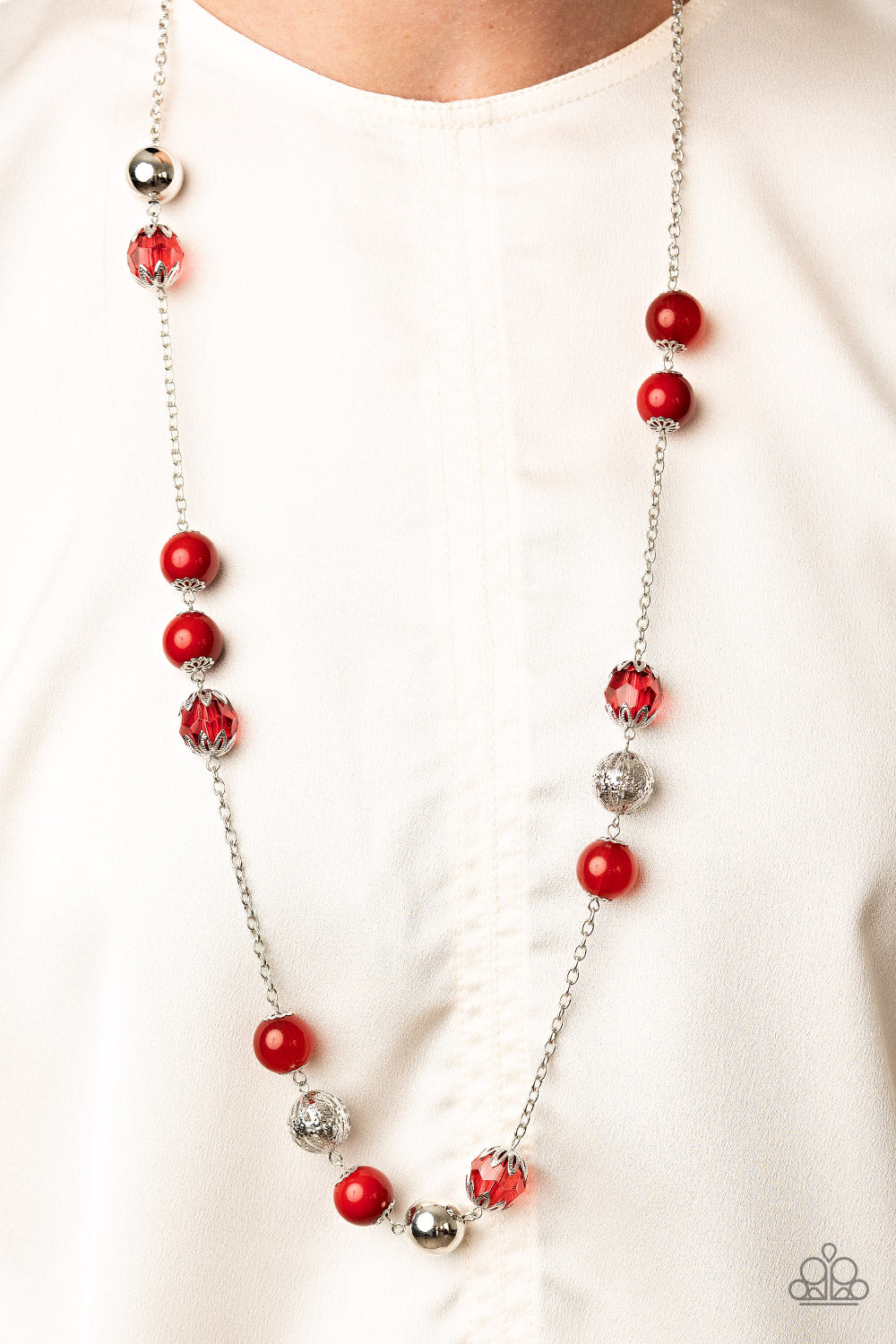 Paparazzi's Fruity Fashion - Red necklace