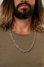 Load image into Gallery viewer, Paparazzi&#39;s Steel Trap - Silver Urban Men necklace
