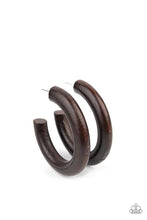 Load image into Gallery viewer, Paparazzi&#39;s Woodsy Wonder - Brown Wood earrings
