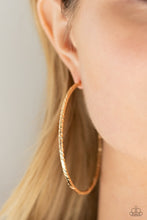 Load image into Gallery viewer, Paparazzi&#39;s Voluptuous Volume - Gold hoop earrings
