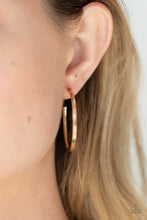 Load image into Gallery viewer, Paparazzi&#39;s Chick As Can Be - Gold hoop earrings
