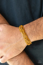Load image into Gallery viewer, Paparazzi&#39;s Too Close To HOMESPUN - Yellow Urban bracelet
