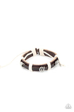 Load image into Gallery viewer, Paparazzi&#39;s Rodeo Ringleader - Brown Urban Men bracelet
