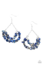 Load image into Gallery viewer, Paparazzi&#39;s Rainbow Rock Gardens - Blue earrings
