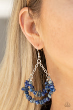 Load image into Gallery viewer, Paparazzi&#39;s Rainbow Rock Gardens - Blue earrings
