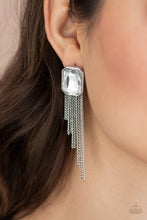 Load image into Gallery viewer, Paparazzi&#39;s Save for a REIGNy Day - Silver earrings
