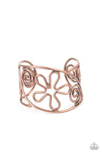 Load image into Gallery viewer, Paparazzi&#39;s Groovy Sensations - Copper bracelet
