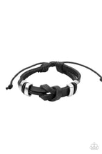 Load image into Gallery viewer, Paparazzi&#39;s Like It Or KNOT - Black Urban Men bracelet
