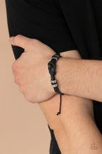 Load image into Gallery viewer, Paparazzi&#39;s Like It Or KNOT - Black Urban Men bracelet
