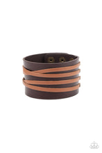 Load image into Gallery viewer, Paparazzi&#39;s Pirate Plunder - Brown Urban Men bracelet
