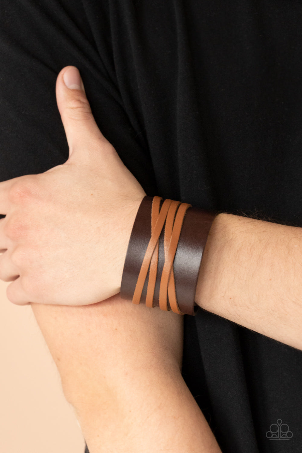 Paparazzi's Pirate Plunder - Brown Urban Men bracelet