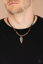 Load image into Gallery viewer, Paparazzi&#39;s Rush In ARROWHEAD-First - Copper Urban Men necklace
