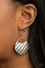 Load image into Gallery viewer, Paparazzi&#39;s I&#39;m Sensing a Pattern Here - Silver earrings
