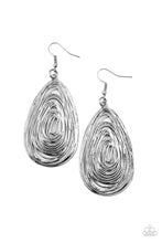 Load image into Gallery viewer, Paparazzi&#39;s Rural Ripples - Black earrings
