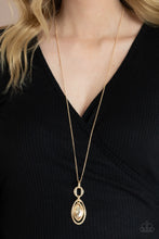 Load image into Gallery viewer, Paparazzi&#39;s Glamorously Glaring - Gold necklace
