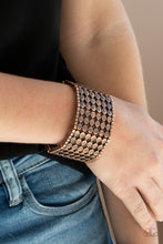 Load image into Gallery viewer, Paparazzi&#39;s Cool and CONNECTED - Copper bracelet
