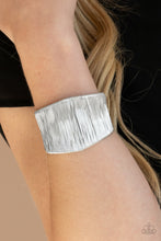 Load image into Gallery viewer, Paparazzi&#39;s Hot Wired Wonder - Silver bracelet
