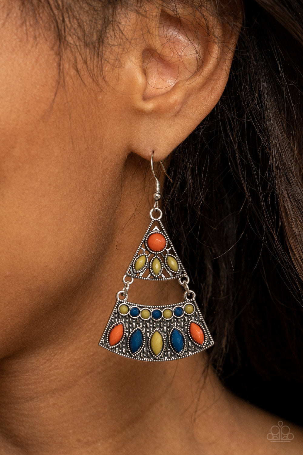 Paparazzi's Desert Fiesta - Multi earrings