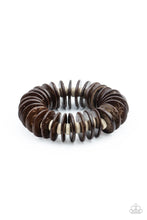 Load image into Gallery viewer, Paparazzi&#39;s Caribbean Reefs - Brown Wood bracelet
