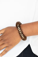 Load image into Gallery viewer, Paparazzi&#39;s Caribbean Reefs - Brown Wood bracelet
