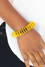 Load image into Gallery viewer, Paparazzi&#39;s Caribbean Reefs - Yellow Wood bracelet
