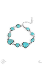 Load image into Gallery viewer, Paparazzi&#39;s Eco-Friendly Fashionista - Blue bracelet (Fashion Fix)
