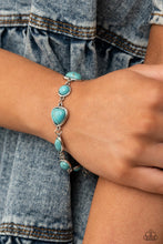 Load image into Gallery viewer, Paparazzi&#39;s Eco-Friendly Fashionista - Blue bracelet (Fashion Fix)
