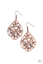 Load image into Gallery viewer, Paparazzi&#39;s Taj Mahal Gardens - Copper earrings
