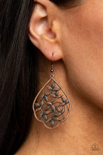 Load image into Gallery viewer, Paparazzi&#39;s Taj Mahal Gardens - Copper earrings
