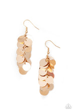 Load image into Gallery viewer, Paparazzi&#39;s Hear Me Shimmer - Gold earrings
